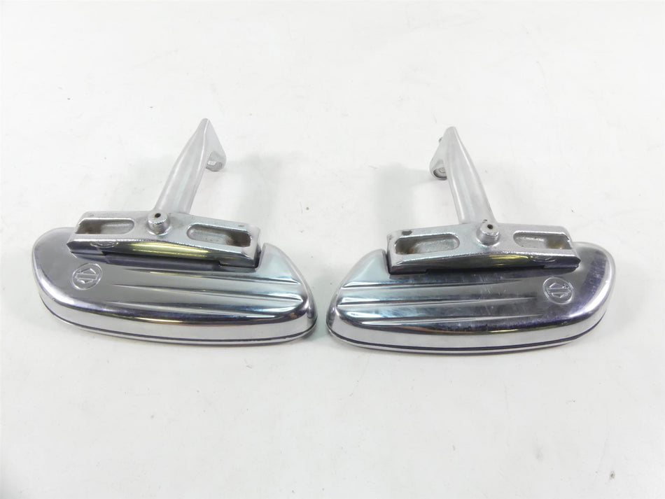 2004 Harley FLHTC SE CVO Electra Glide Rear Chrome Floorboard Set 47373-04 {{ shop.shopifyCountryName }} - Mototech271