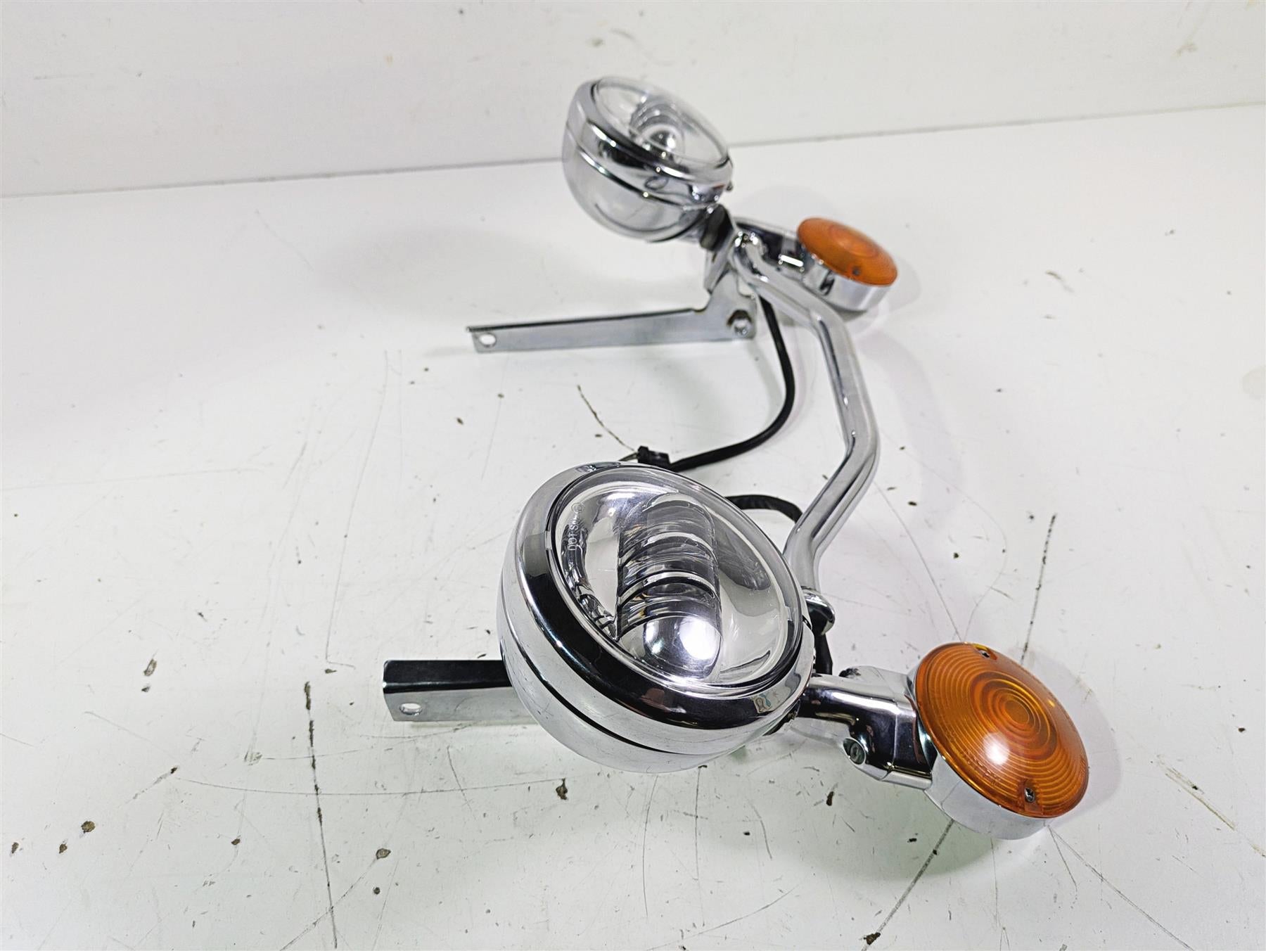 2016 Harley FLSTC Softail Heritage Front Led Spotlight Blinker Set 58082-02A {{ shop.shopifyCountryName }} - Mototech271