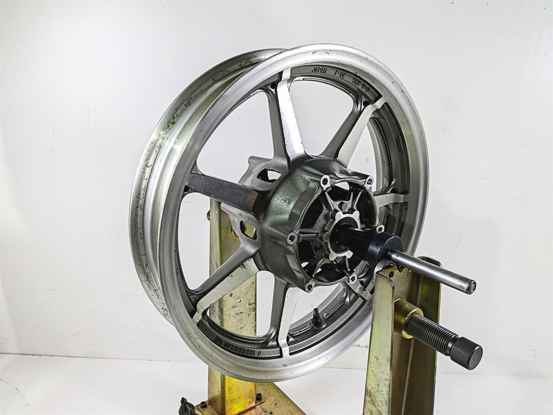 2008 Yamaha XVS1300 V-Star Tourer Straight 16x3 Front Wheel Rim 5KS-25168-00-MA {{ shop.shopifyCountryName }} - Mototech271