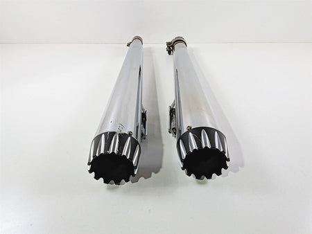 2018 Harley FLHTCU Touring Electra Glide Aftermarket Megaphone Slip On Mufflers-Mototech271