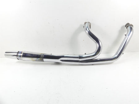 2004 Harley Softail FXSTD SE CVO Deuce 2 in 1 Thunderheader Chrome Exhaust 1057 {{ shop.shopifyCountryName }} - Mototech271