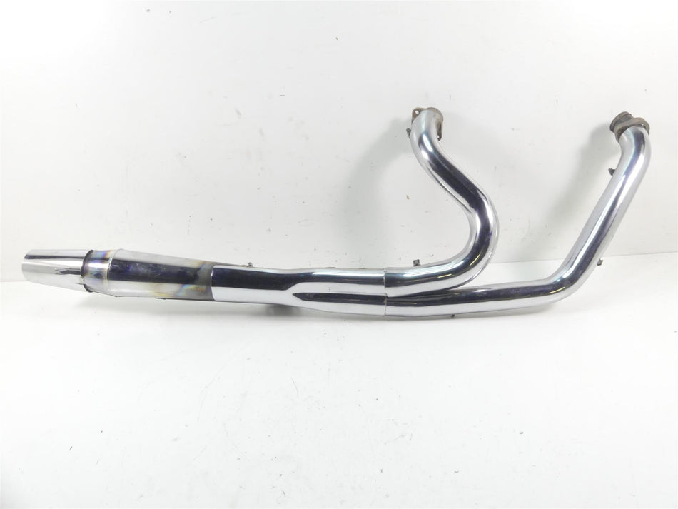 2004 Harley Softail FXSTD SE CVO Deuce 2 in 1 Thunderheader Chrome Exhaust 1057 {{ shop.shopifyCountryName }} - Mototech271