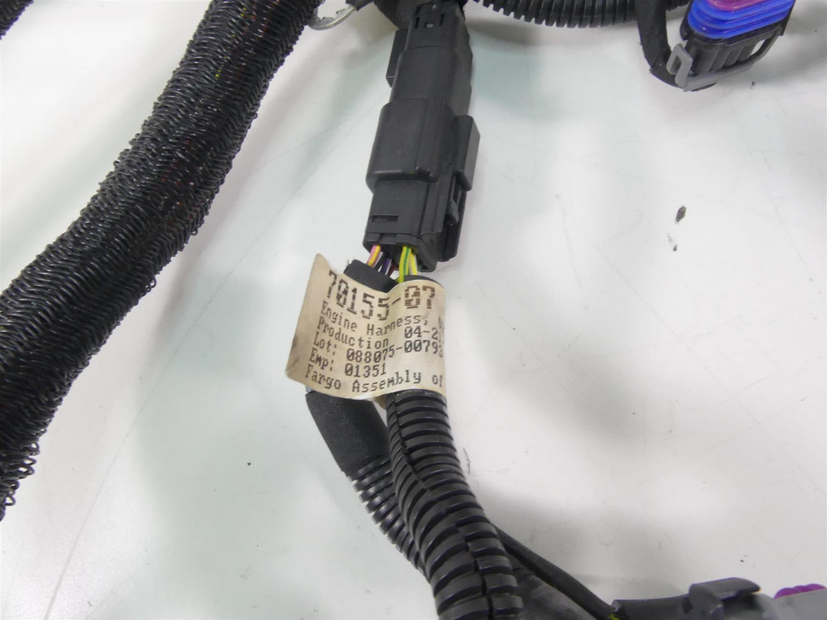 2011 Harley VRSCF Muscle Rod Main Wiring Harness Non Abs Set - No Cuts 70125-08A {{ shop.shopifyCountryName }} - Mototech271