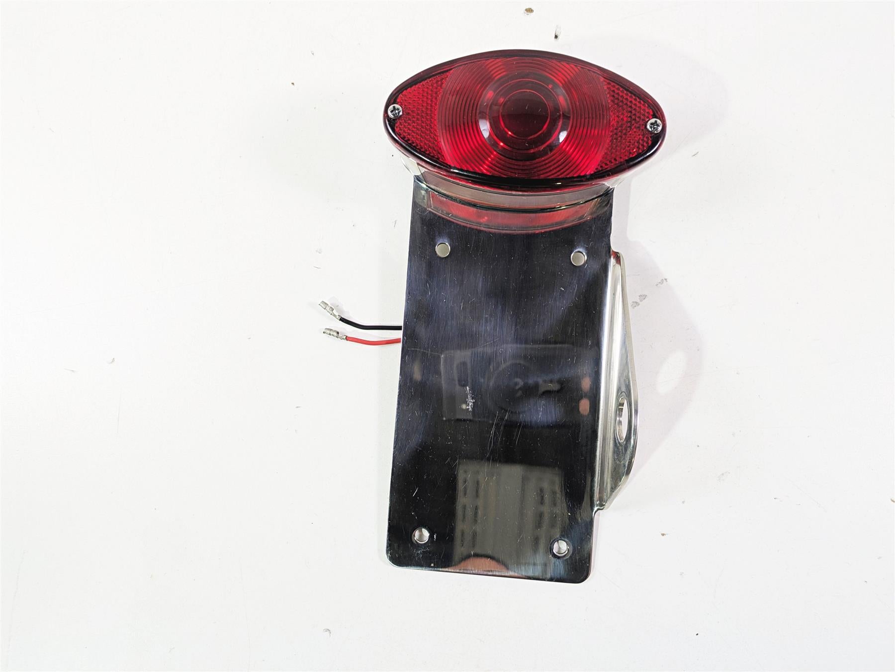 2008 Ultima Motorcycles Fat Bastard Side Chrome Plate Holder & Taillight Set {{ shop.shopifyCountryName }} - Mototech271