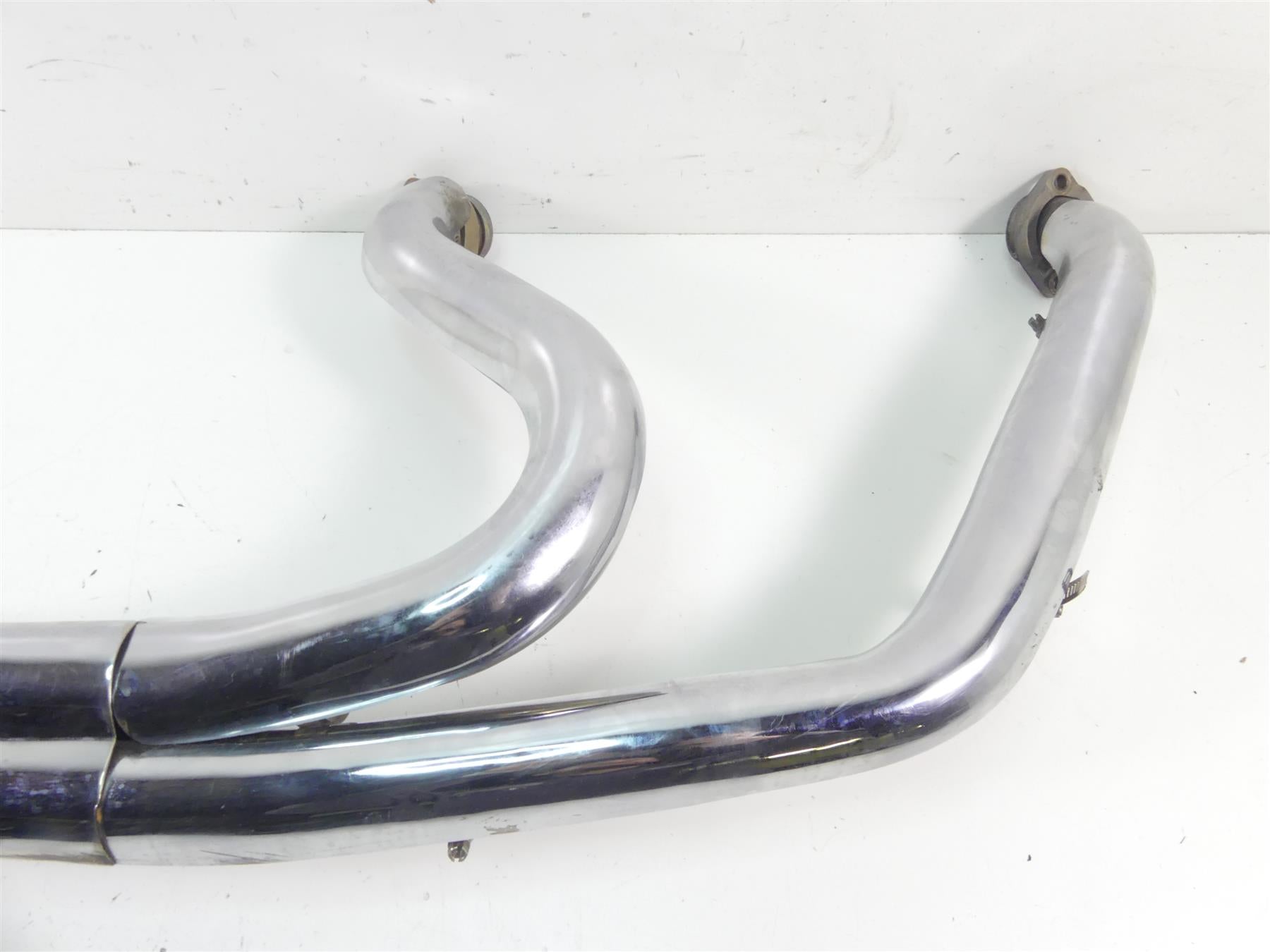 2004 Harley Softail FXSTD SE CVO Deuce 2 in 1 Thunderheader Chrome Exhaust 1057 {{ shop.shopifyCountryName }} - Mototech271