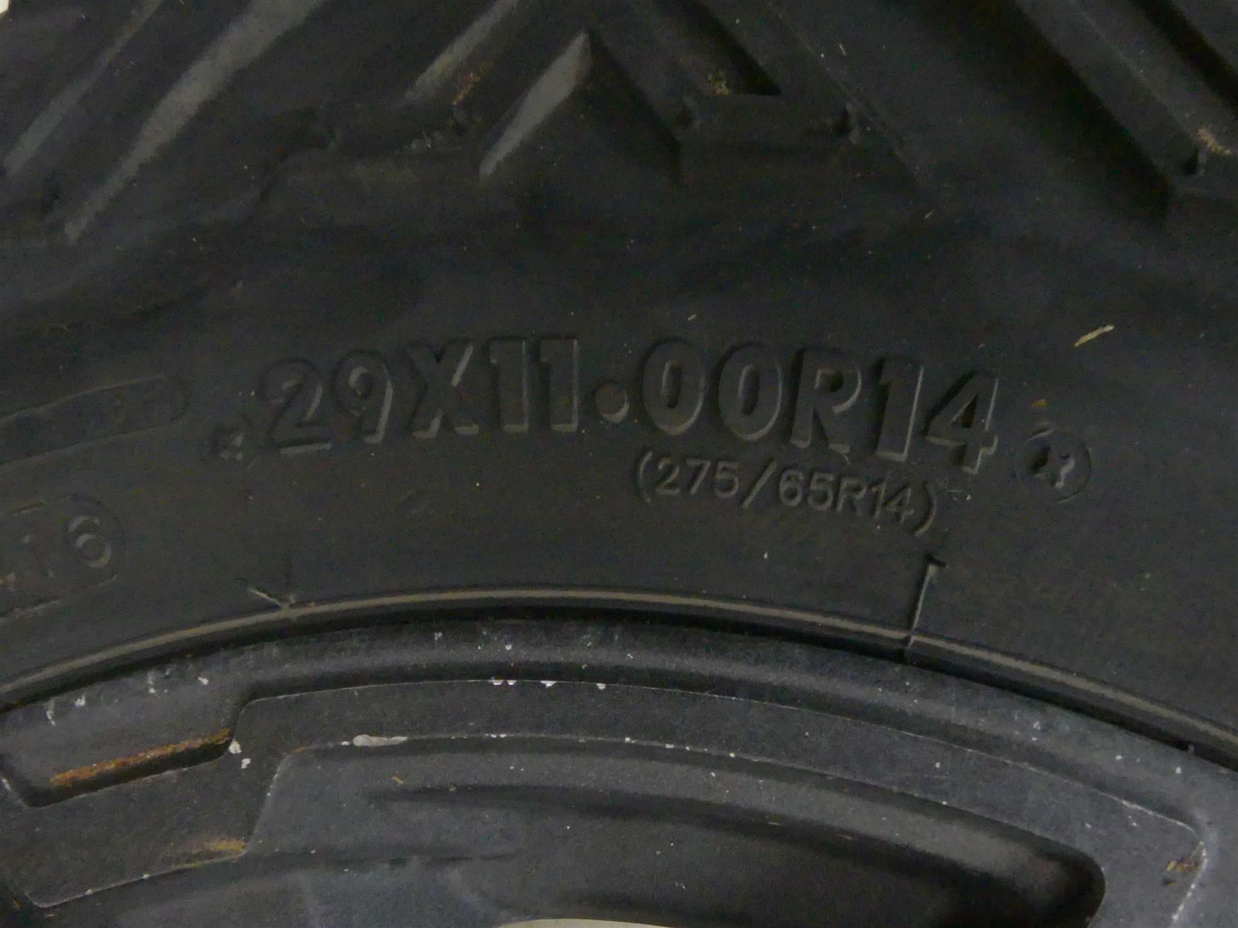 2018 Polaris RZR1000 XP EPS Turbo Dynamix 14" Wheel Tire Set 1522842 1522843 {{ shop.shopifyCountryName }} - Mototech271