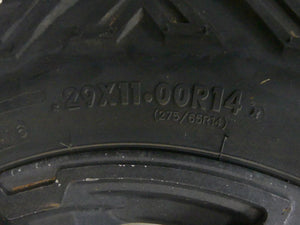 2018 Polaris RZR1000 XP EPS Turbo Dynamix 14" Wheel Tire Set 1522842 1522843