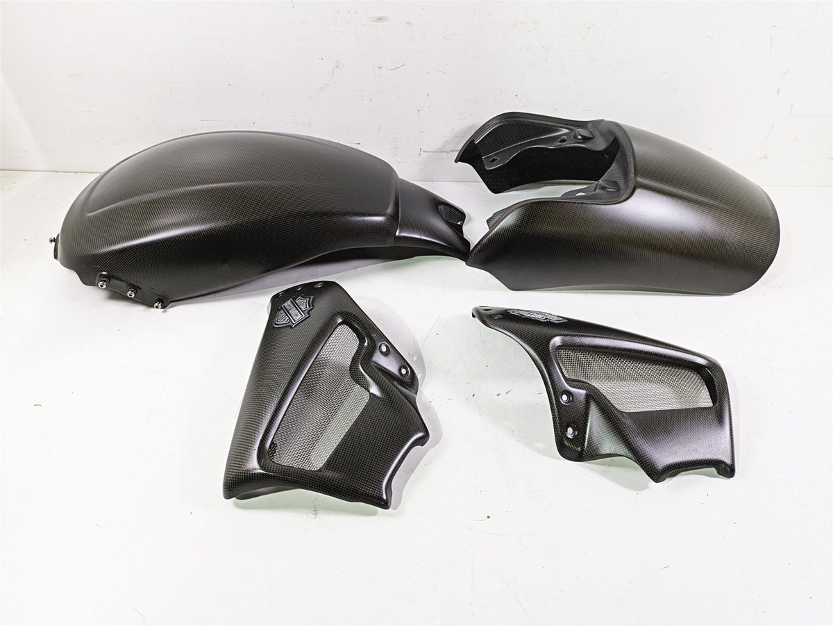 2010 Harley VRSCF Muscle Rod Bestem Carbon Fiber Tank Side Rear Fender Covers {{ shop.shopifyCountryName }} - Mototech271