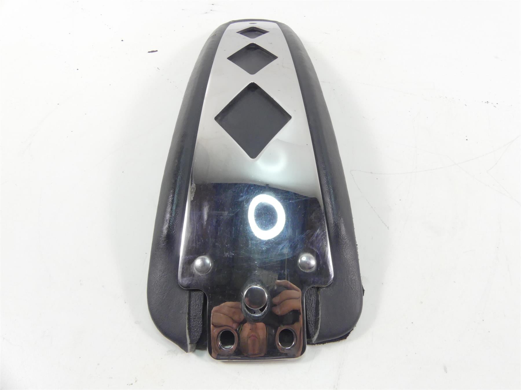 1999 Harley FXSTS Softail Springer Rear Fender Bib Chap Chrome Diamond {{ shop.shopifyCountryName }} - Mototech271