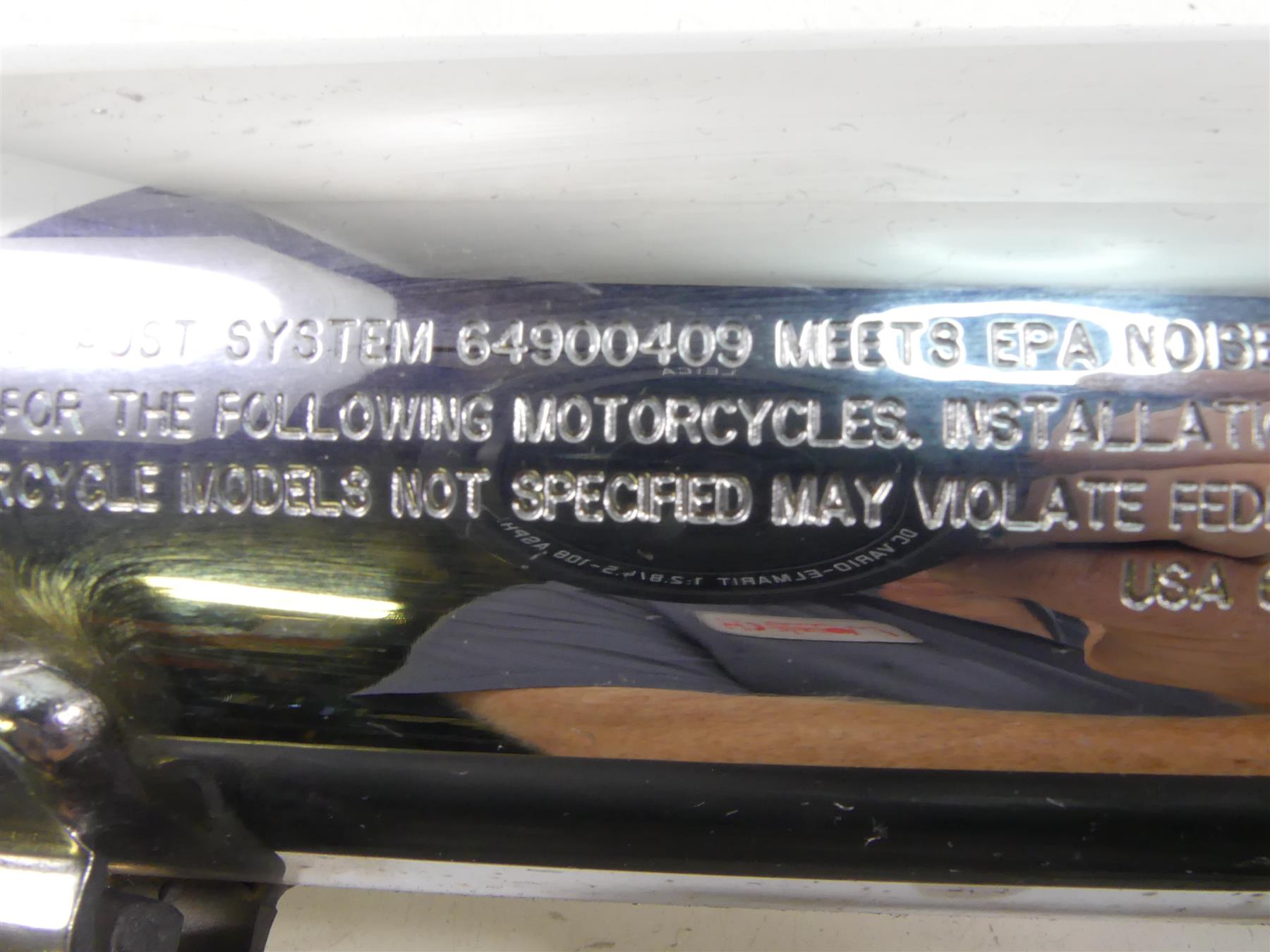 2020 Harley XL1200 CX Sportster Roadster Stock Exhaust Pipe Mufflers 64900410A {{ shop.shopifyCountryName }} - Mototech271