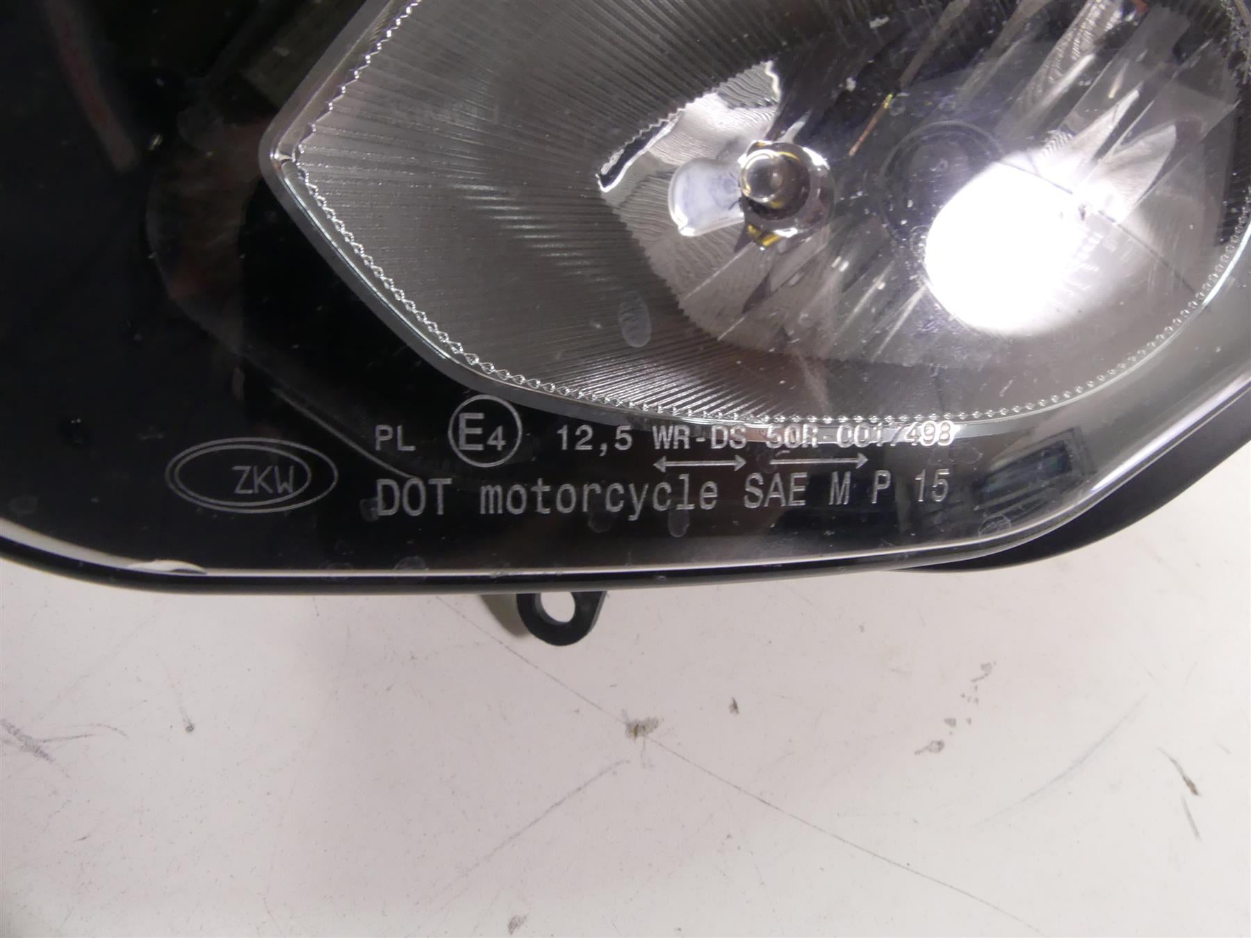 2016 BMW R1200RS K54 Left High Beam Headlight Head Light Lamp Lens 63128549331 {{ shop.shopifyCountryName }} - Mototech271