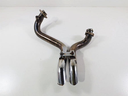 2005 Harley Softail FLSTFSE CVO Fat Boy Drag Straight Exhaust Pipe Set-Mototech271