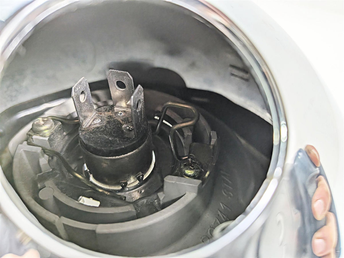 2005 Kawasaki EN500 Vulcan Chrome Head Light Lamp Headlight & Mount 23005-1149 {{ shop.shopifyCountryName }} - Mototech271