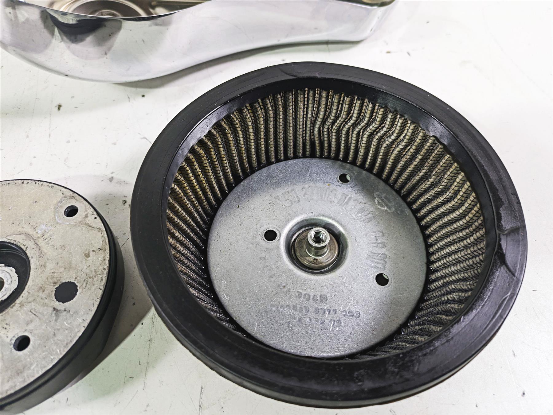 2005 Harley Softail FLSTFSE CVO Fat Boy 103 Air Breather Cleaner Filter 29614-03 {{ shop.shopifyCountryName }} - Mototech271