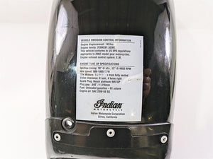 2002 Indian Spirit Deluxe Rear Fender Black Silver - Bent 89-301