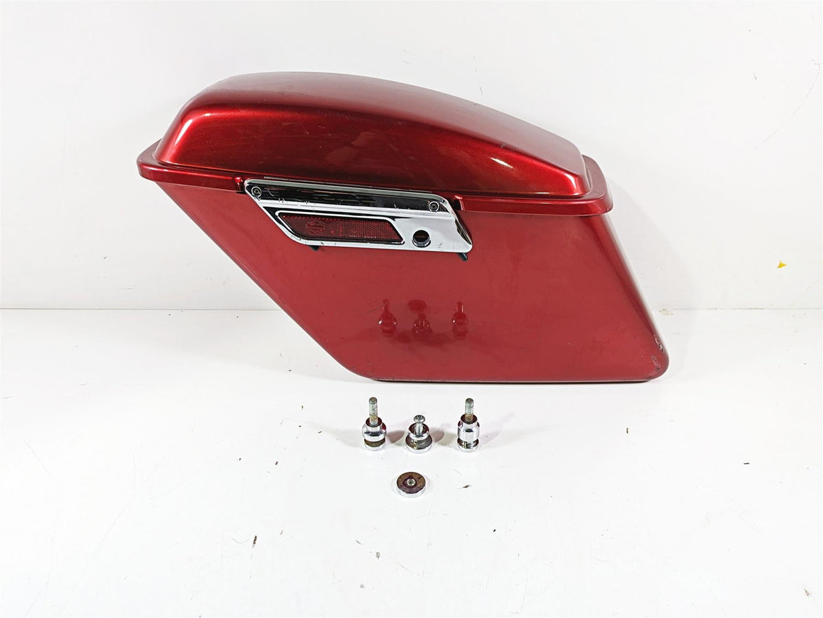 2012 Harley FLD Dyna Switchback Left Saddlebag Saddle Bag Red 90200019BDK {{ shop.shopifyCountryName }} - Mototech271