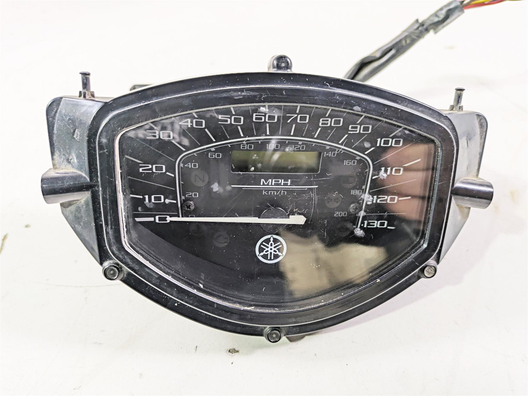2007 Yamaha XVS1300 V-Star Tour Speedometer Gauge Instrument 34k 3D8-83500-02-00 {{ shop.shopifyCountryName }} - Mototech271