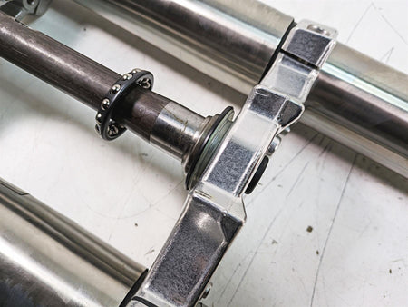 2011 Triumph America Straight Front Forks Triple Tree Axle Riser Set T2041404 {{ shop.shopifyCountryName }} - Mototech271