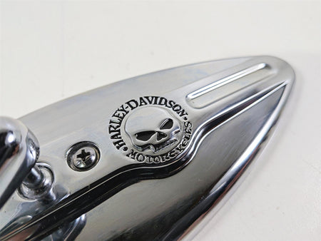 2014 Harley Touring FLHTK Electra Glide Willie G Teardrop Chrome Mirror 56000394-Mototech271