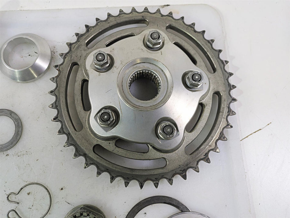 2012 Ducati Streetfighter 848 Rear Sprocket Brake Mount & Axle Parts Set 82510381A {{ shop.shopifyCountryName }} - Mototech271