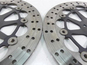 2007 Ducati Sport Classic GT1000 Front Brake Rotor Disc Set 49240291A
