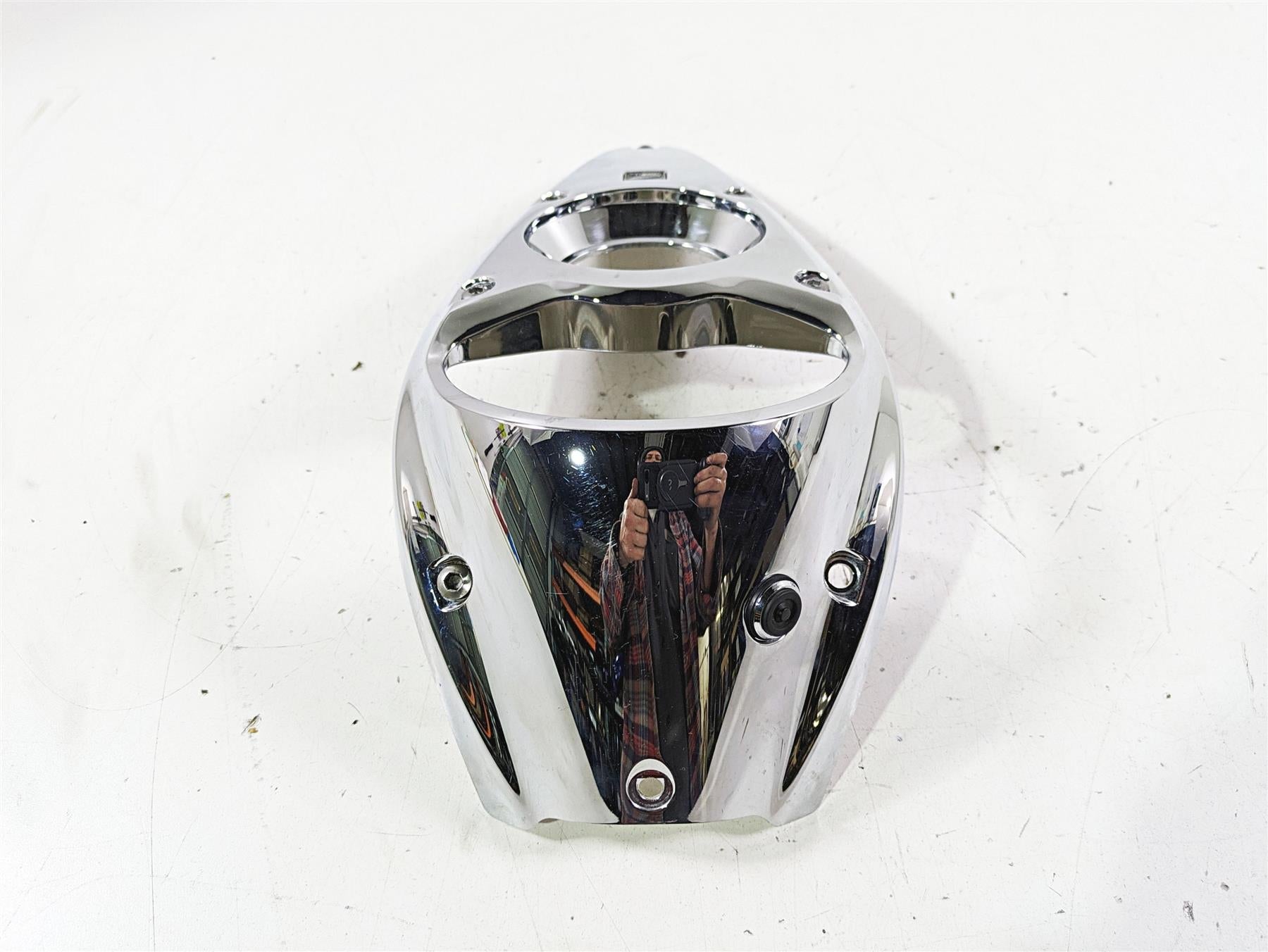 2002 Honda VTX1800 Retro Fuel Gas Petrol Tank Chrome Dash Cover 17621-MCV-000 {{ shop.shopifyCountryName }} - Mototech271