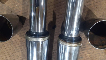 2002 Harley Softail FXSTDI Deuce Straight Front Fork Leg Set 41mm -Read 46064-00 {{ shop.shopifyCountryName }} - Mototech271