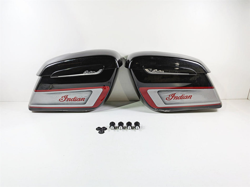 2020 Indian Challenger Limited Saddle Bag Set Titanium Metallic 5456381 5456382-Mototech271
