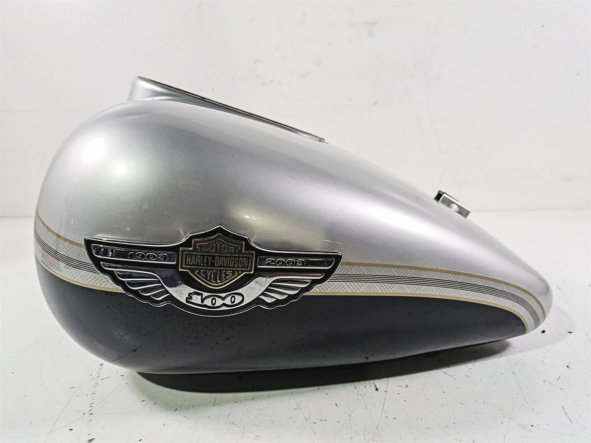 2003 Harley Touring FLHTCUI 100TH E-Glide Fuel Gas Petrol Tank & Emblem 61356-03 {{ shop.shopifyCountryName }} - Mototech271