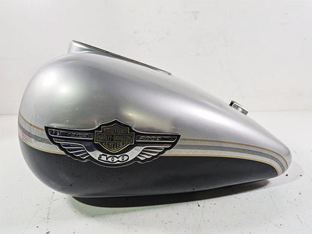 2003 Harley Touring FLHTCUI 100TH E-Glide Fuel Gas Petrol Tank & Emblem 61356-03 {{ shop.shopifyCountryName }} - Mototech271