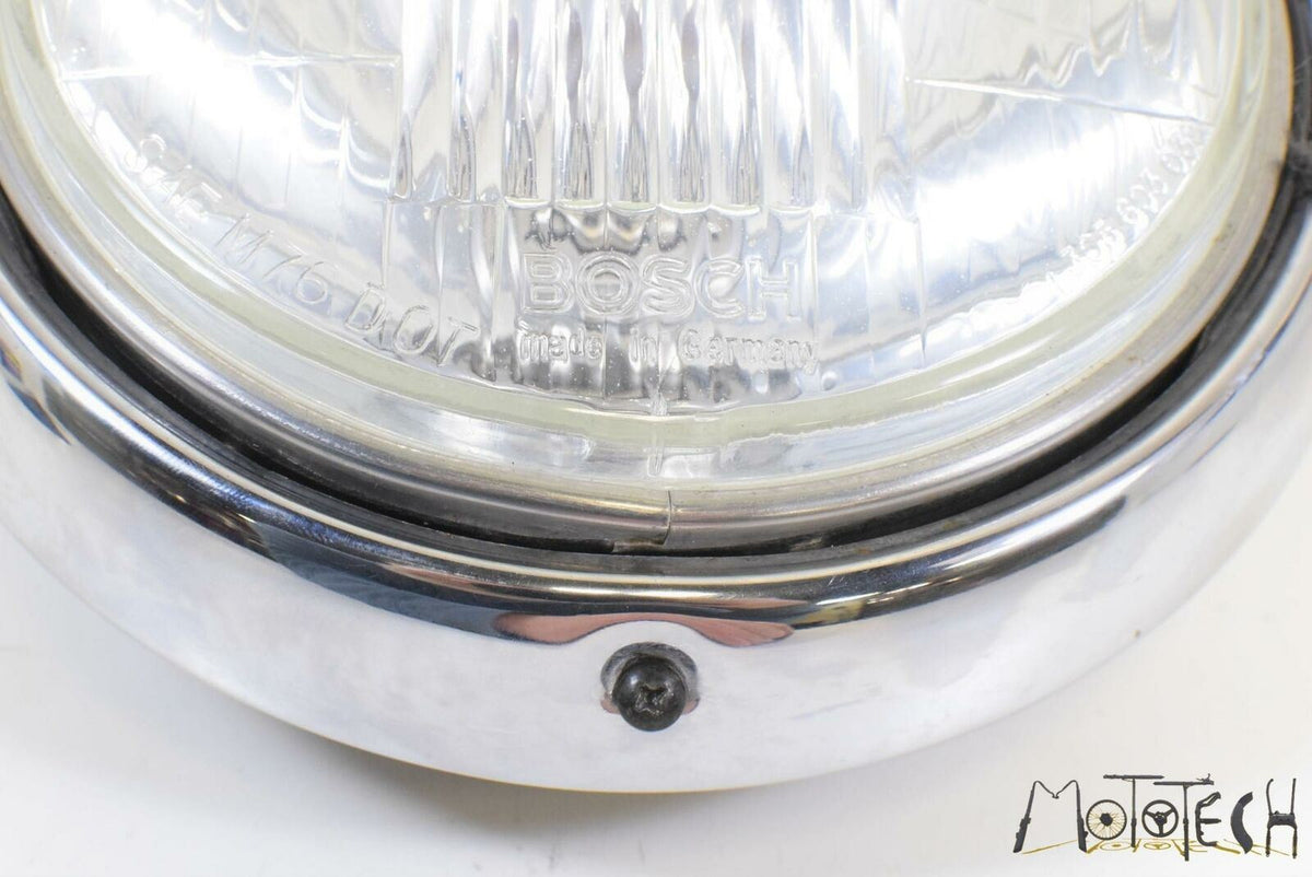 1997 Harley Touring FLHRI Road King Headlight Head Light CHROME Ring 67755-81A {{ shop.shopifyCountryName }} - Mototech271