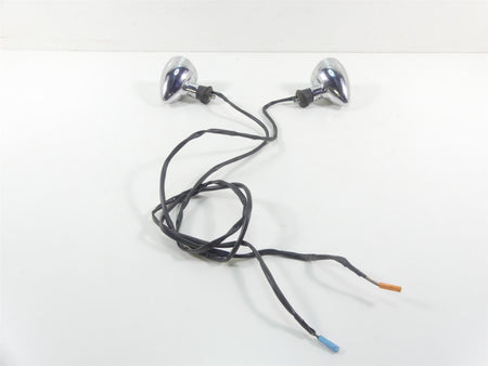 2007 Honda VTX1800 T1 Rear Chrome Blinker Turn Signal Lights Set 33400-MCV-R11 {{ shop.shopifyCountryName }} - Mototech271
