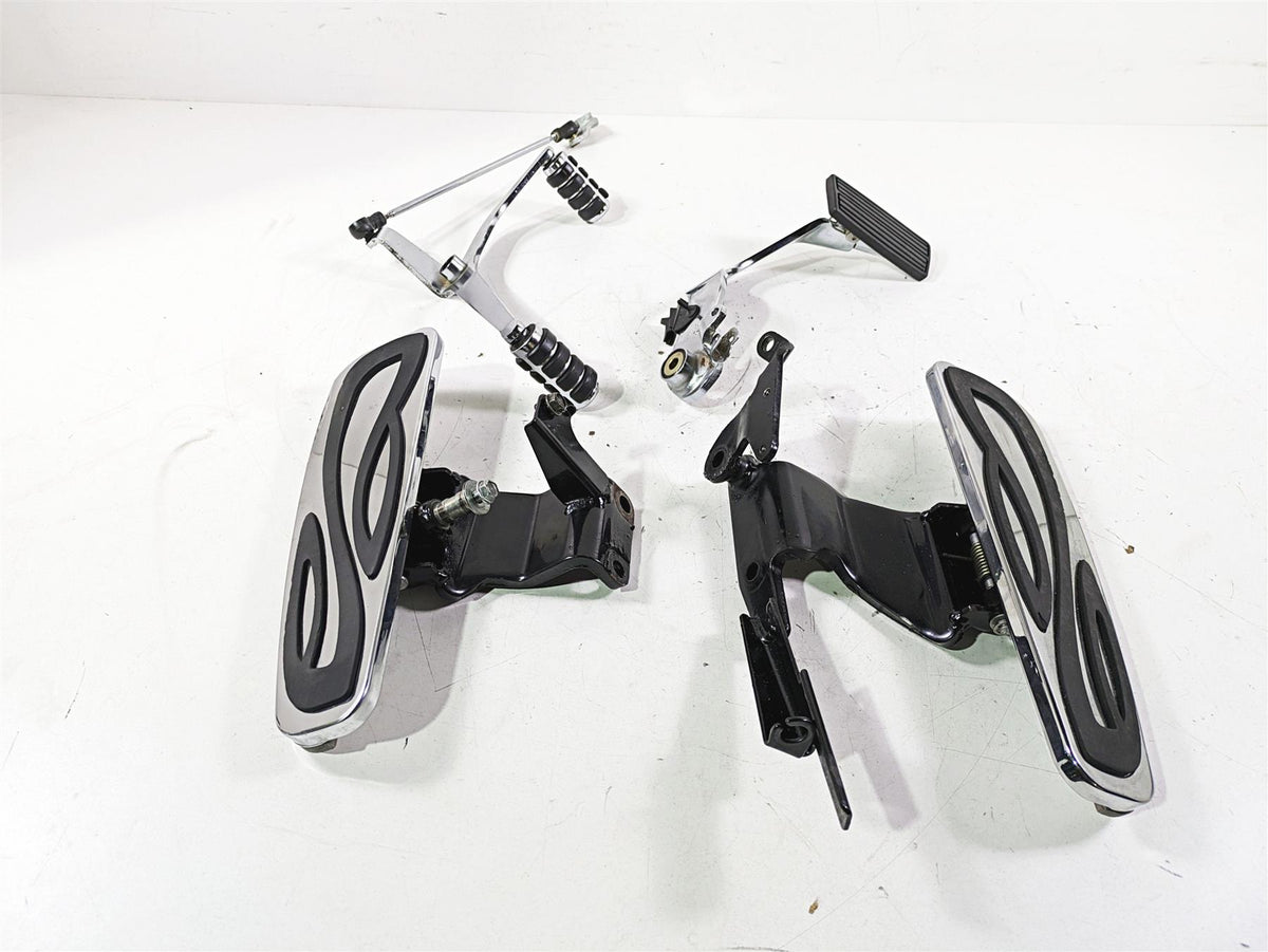 2002 Honda VTX1800 Retro Baron Front Floorboard Shift Brake Lever Set 50612-MCV {{ shop.shopifyCountryName }} - Mototech271