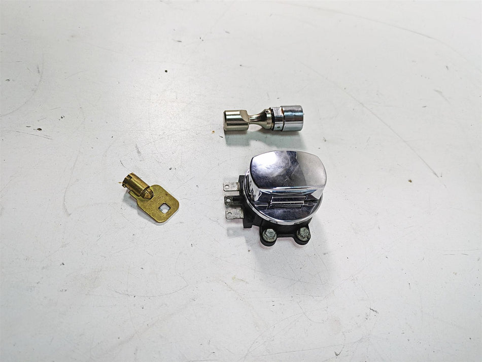 2009 Harley Softail FLSTSB Cross Bones Ignition Switch Steerin Key Lock 71450-04 {{ shop.shopifyCountryName }} - Mototech271