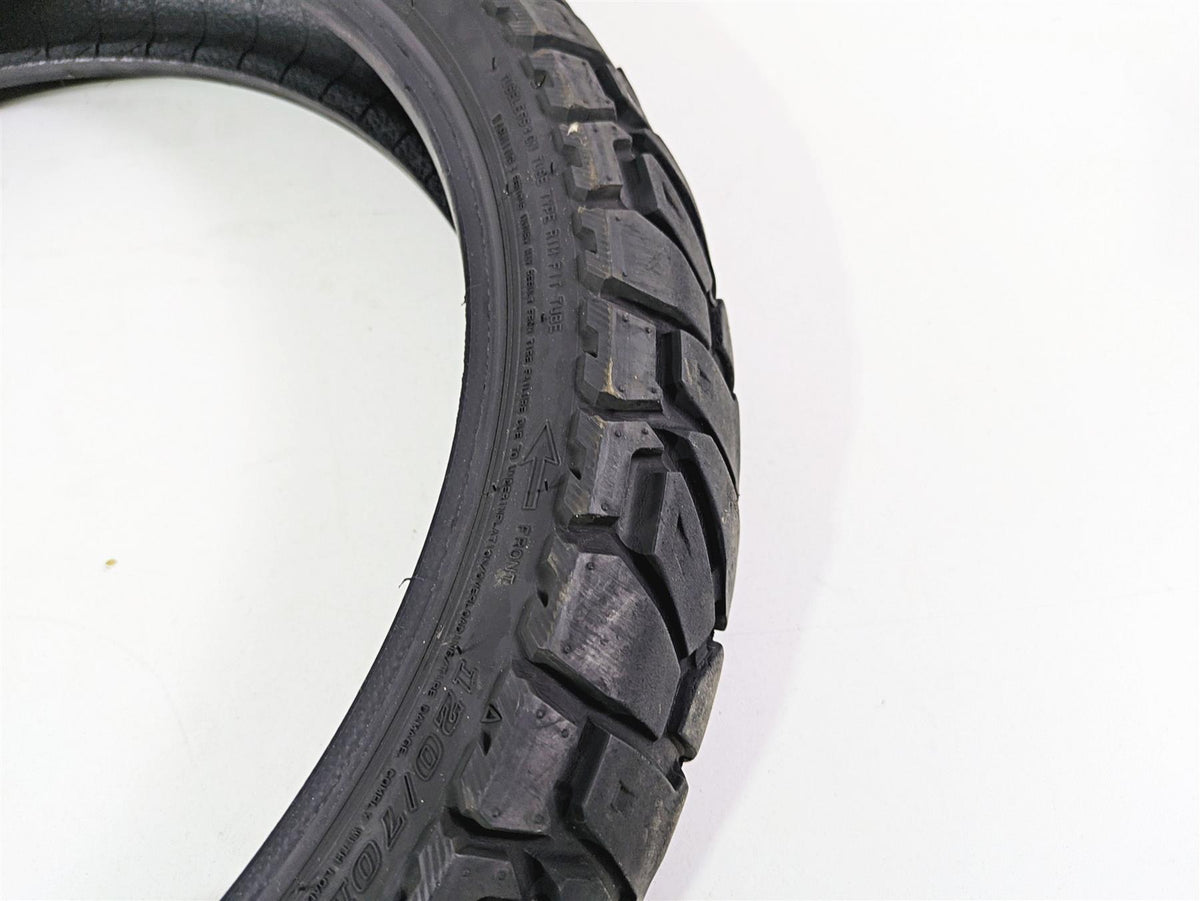 Used Front Motorcycle Tire Dunlop Trailmax Mission 120/70B19 60T 637148 {{ shop.shopifyCountryName }} - Mototech271