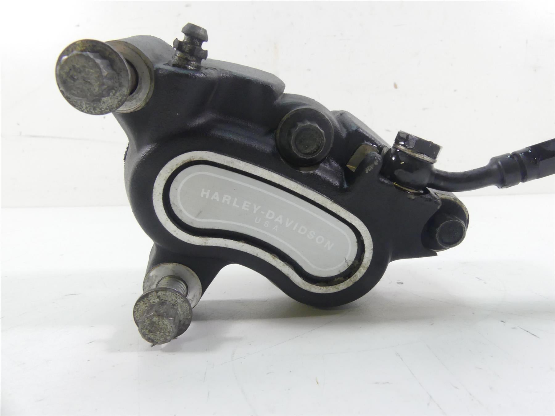 2011 Harley FXDWG Dyna Wide Glide Front Brake Caliper + Line 44046-08 {{ shop.shopifyCountryName }} - Mototech271