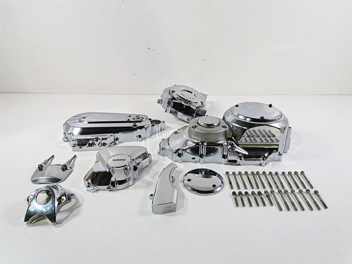 2012 Yamaha XV1900 Raider S Chrome Primary & Engine Side Covers 1D7-15779-00-00 {{ shop.shopifyCountryName }} - Mototech271