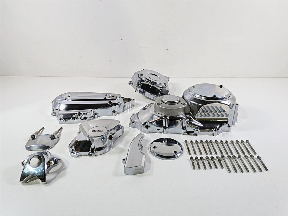 2012 Yamaha XV1900 Raider S Chrome Primary & Engine Side Covers 1D7-15779-00-00 {{ shop.shopifyCountryName }} - Mototech271