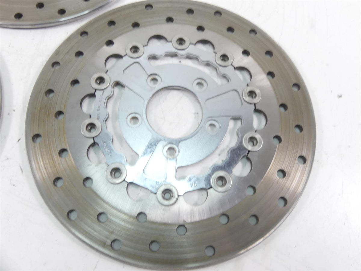 2004 Harley Softail FXSTD SE CVO Deuce Front Rear Brake Rotor Disc Set 44858-02A {{ shop.shopifyCountryName }} - Mototech271