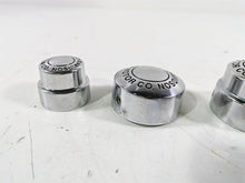 Load image into Gallery viewer, 2003 Harley Dyna FXDL Low Rider 100TH Front Rear Chrome Axle Nut Cover Set | Mototech271
