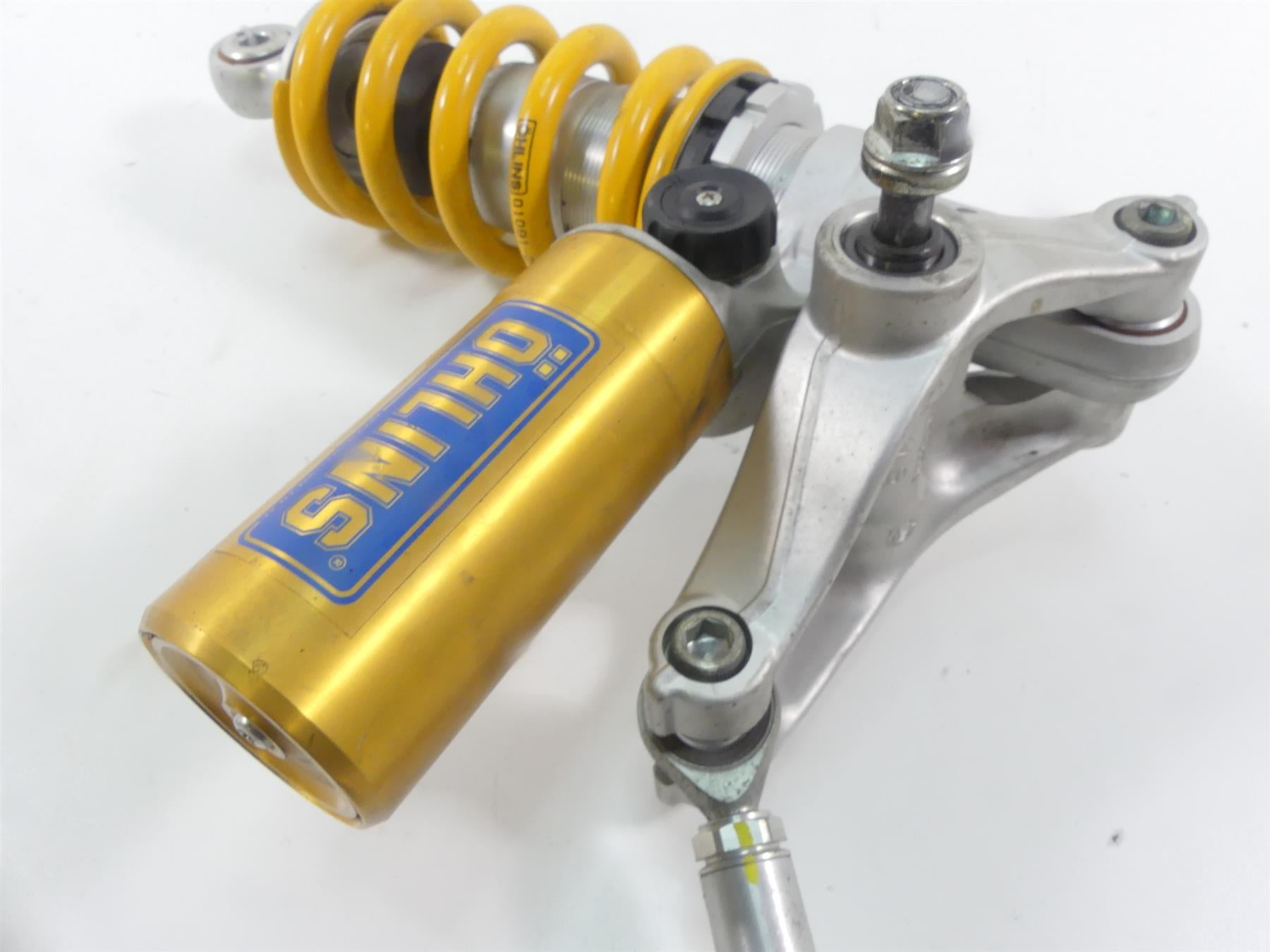 2008 Ducati 1098 S Rear Ohlins Suspension Shock Damper & Linkage -Read 36520751A {{ shop.shopifyCountryName }} - Mototech271