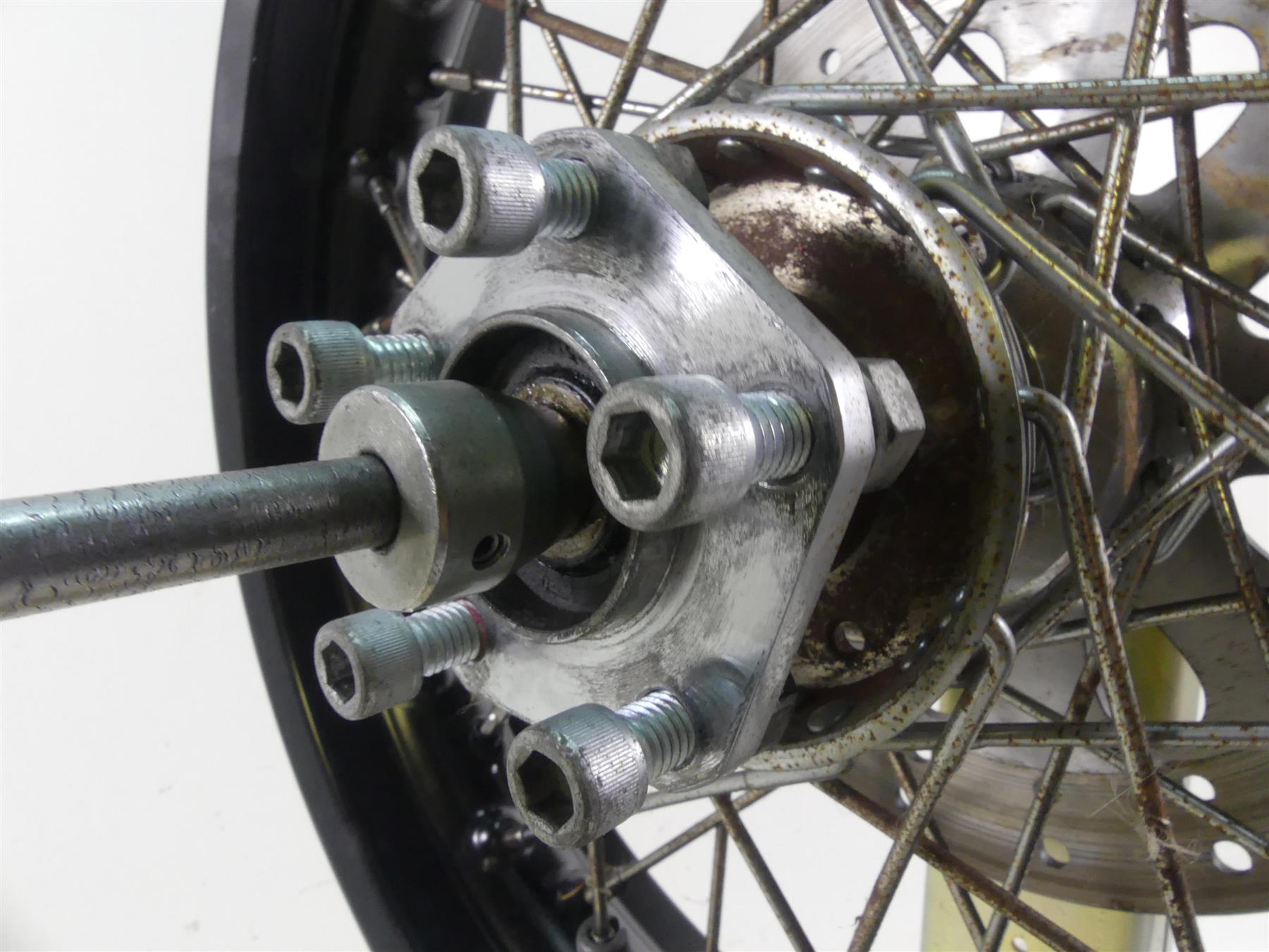 2001 Indian Centennial Scout Rear 3x16 Wheel Rim & Brake Disc -Read 21-113 {{ shop.shopifyCountryName }} - Mototech271