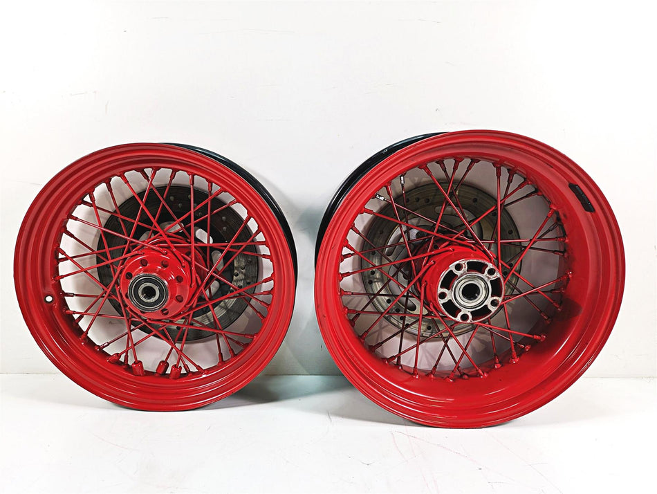2009 Harley Softail FLSTSB Cross Bones Front 16x3 Rear 17x6 Wheel Rim 44937-08 {{ shop.shopifyCountryName }} - Mototech271