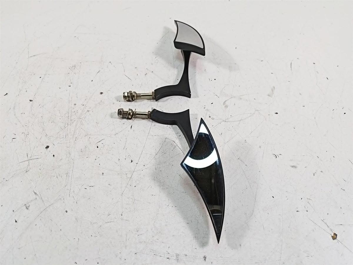 2013 Harley Touring FLHX Street Glide Aftermarket Blade Rear View Mirror Set {{ shop.shopifyCountryName }} - Mototech271