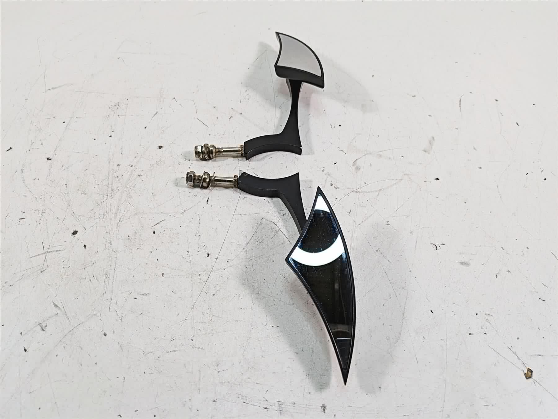 2013 Harley Touring FLHX Street Glide Aftermarket Blade Rear View Mirror Set {{ shop.shopifyCountryName }} - Mototech271