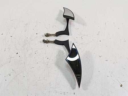 2013 Harley Touring FLHX Street Glide Aftermarket Blade Rear View Mirror Set {{ shop.shopifyCountryName }} - Mototech271