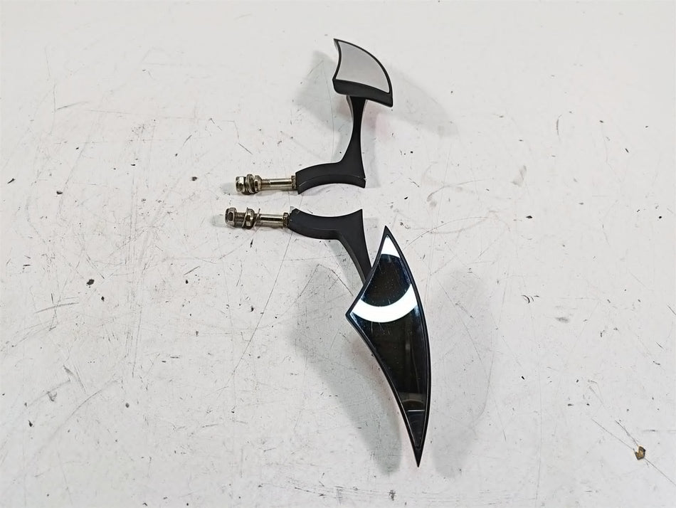 2013 Harley Touring FLHX Street Glide Aftermarket Blade Rear View Mirror Set {{ shop.shopifyCountryName }} - Mototech271