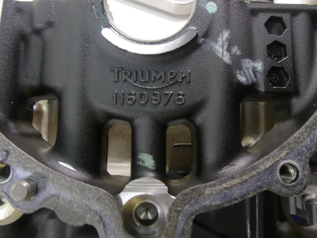 2019 Triumph Street Triple 765R Engine Crank Case Crankcase T1160976 {{ shop.shopifyCountryName }} - Mototech271