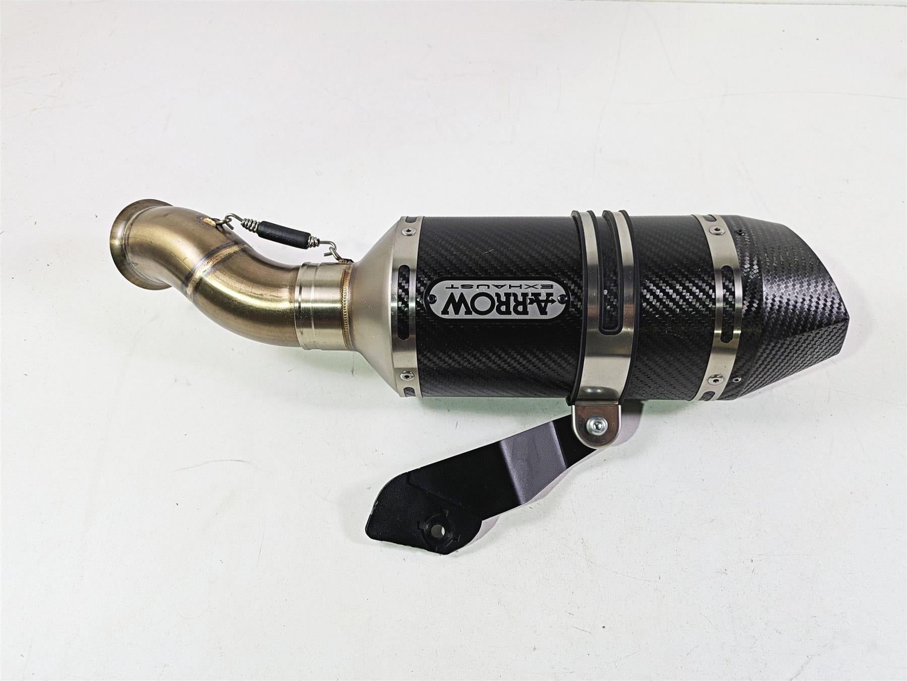 2013 Ducati Hypermotard 821 SP Arrow Exhaust Carbon Slip On Muffler 71806MK {{ shop.shopifyCountryName }} - Mototech271