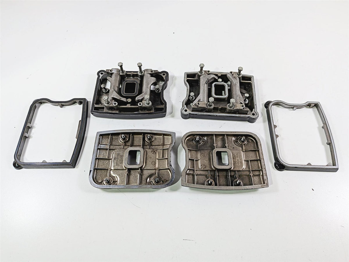 1990 Harley Touring FLHTC Electra Glide Black Rocker Box Valve Covers 17507-85 {{ shop.shopifyCountryName }} - Mototech271